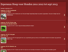 Tablet Screenshot of esperanzahoopvoorhonden.blogspot.com
