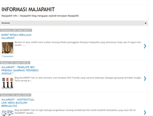 Tablet Screenshot of majapahitinfo.blogspot.com