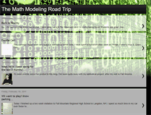Tablet Screenshot of mathmodelroadtrip.blogspot.com