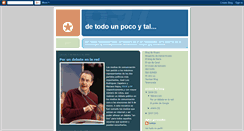 Desktop Screenshot of detodounpocoytal.blogspot.com