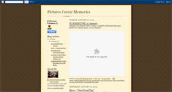 Desktop Screenshot of picturescreatememories.blogspot.com