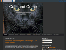 Tablet Screenshot of catsandcrime.blogspot.com