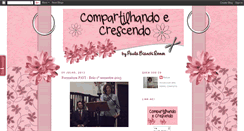 Desktop Screenshot of compartilhandoecrescendo.blogspot.com