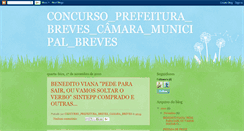 Desktop Screenshot of concursoprefeiturabrevescamarabreves.blogspot.com