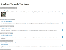 Tablet Screenshot of breakingthroughthemask.blogspot.com