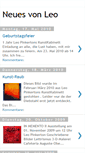 Mobile Screenshot of neuesvonleo.blogspot.com