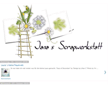 Tablet Screenshot of janasscrapwerkstatt.blogspot.com