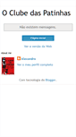 Mobile Screenshot of clubedaspatinhas.blogspot.com