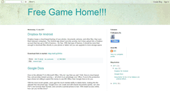 Desktop Screenshot of freegamehome.blogspot.com