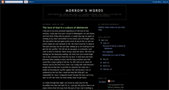 Desktop Screenshot of morrowswords.blogspot.com