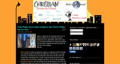 Desktop Screenshot of christianthechristian.blogspot.com