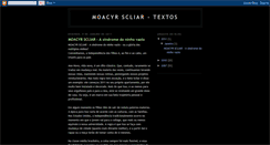 Desktop Screenshot of moacyrscliar.blogspot.com