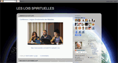 Desktop Screenshot of lesloisspirituelles.blogspot.com
