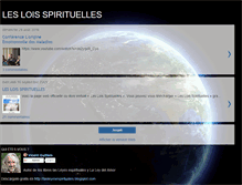 Tablet Screenshot of lesloisspirituelles.blogspot.com