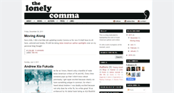 Desktop Screenshot of lonelycomma.blogspot.com