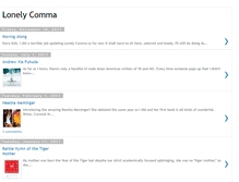 Tablet Screenshot of lonelycomma.blogspot.com