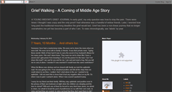 Desktop Screenshot of griefwalkingacomingofmiddleagestory.blogspot.com