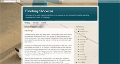 Desktop Screenshot of findingsnooze.blogspot.com