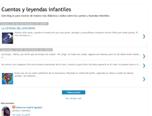 Tablet Screenshot of cuentosleyendasinfantiles.blogspot.com