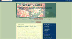 Desktop Screenshot of latter-dayladies.blogspot.com