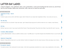 Tablet Screenshot of latter-dayladies.blogspot.com