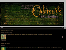 Tablet Screenshot of oddments.blogspot.com