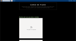 Desktop Screenshot of cursosdepiano.blogspot.com
