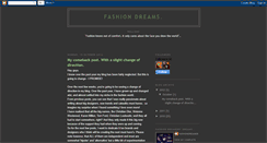 Desktop Screenshot of fashiondreamer1.blogspot.com