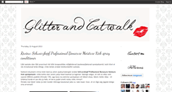 Desktop Screenshot of glitterandcatwalk.blogspot.com