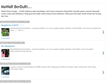 Tablet Screenshot of mawarberduri-sarahah.blogspot.com