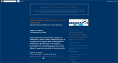 Desktop Screenshot of democratasdemiami.blogspot.com