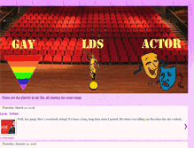 Tablet Screenshot of gayldsactor.blogspot.com