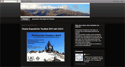 Desktop Screenshot of clubalpinociencias.blogspot.com