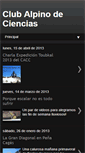 Mobile Screenshot of clubalpinociencias.blogspot.com