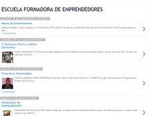 Tablet Screenshot of emprendedoresetirlara.blogspot.com