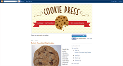 Desktop Screenshot of cookie-press.blogspot.com