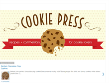 Tablet Screenshot of cookie-press.blogspot.com