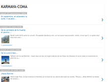 Tablet Screenshot of karmayacoma.blogspot.com
