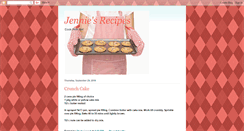 Desktop Screenshot of jenniescookbook.blogspot.com