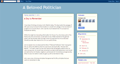 Desktop Screenshot of abelovedpolitician.blogspot.com