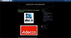 Desktop Screenshot of empleofalso.blogspot.com