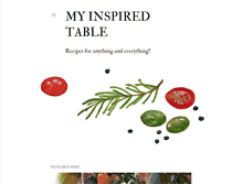 Tablet Screenshot of myinspiredtable.blogspot.com