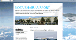 Desktop Screenshot of kotabharuairport.blogspot.com