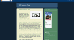 Desktop Screenshot of jilllawsonyoga.blogspot.com