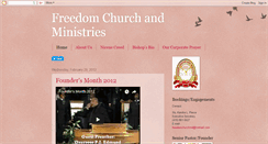 Desktop Screenshot of freedomchurchmd.blogspot.com