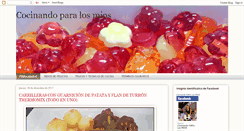 Desktop Screenshot of cocinandoparalosmioss.blogspot.com