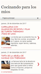 Mobile Screenshot of cocinandoparalosmioss.blogspot.com