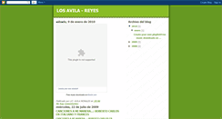 Desktop Screenshot of losavilareyes.blogspot.com