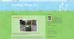 Desktop Screenshot of craftingmomof1.blogspot.com