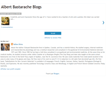 Tablet Screenshot of blogsalbertbastarache.blogspot.com